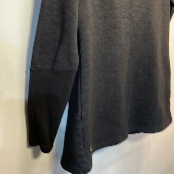 Zella Black Cross-over Collar Oversized Athletic Jacket M. #0023 - Picture 10 of 16